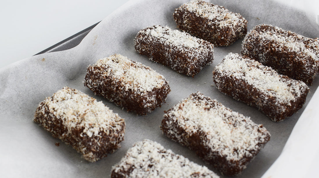 Raw Lamington Slice