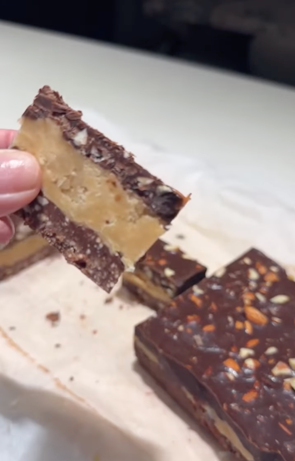 Peanut Butter Protein Slice