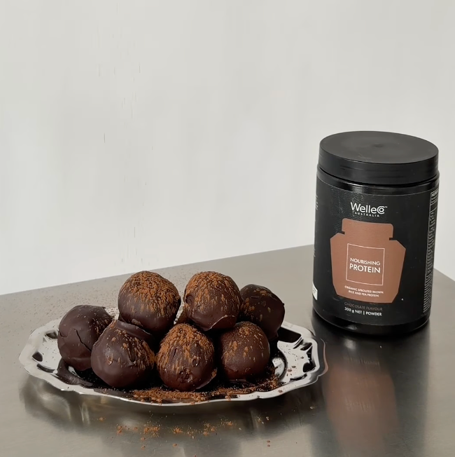 Tiramisu Protein Bliss Balls