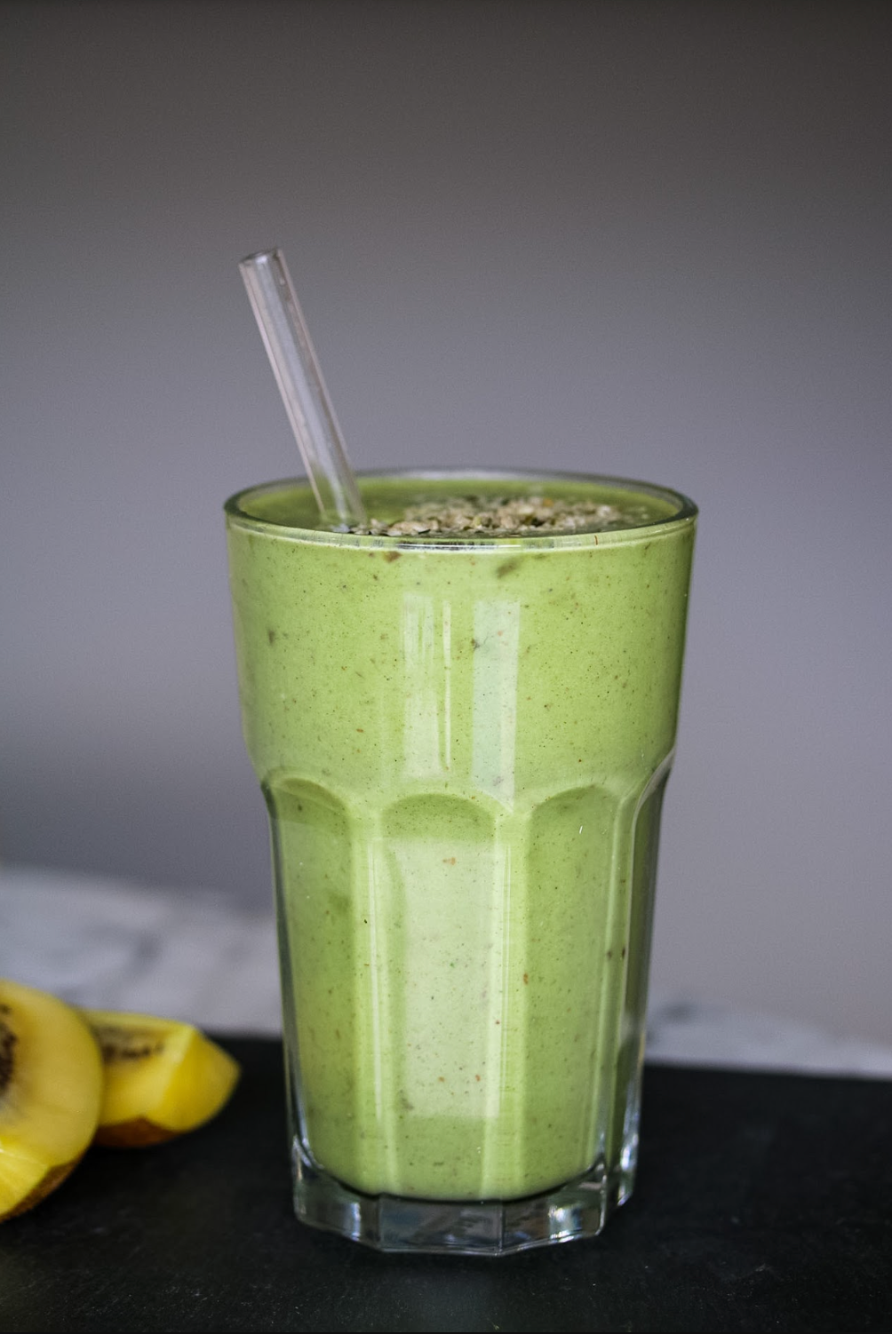 High Protein Kiwi Green Smoothie