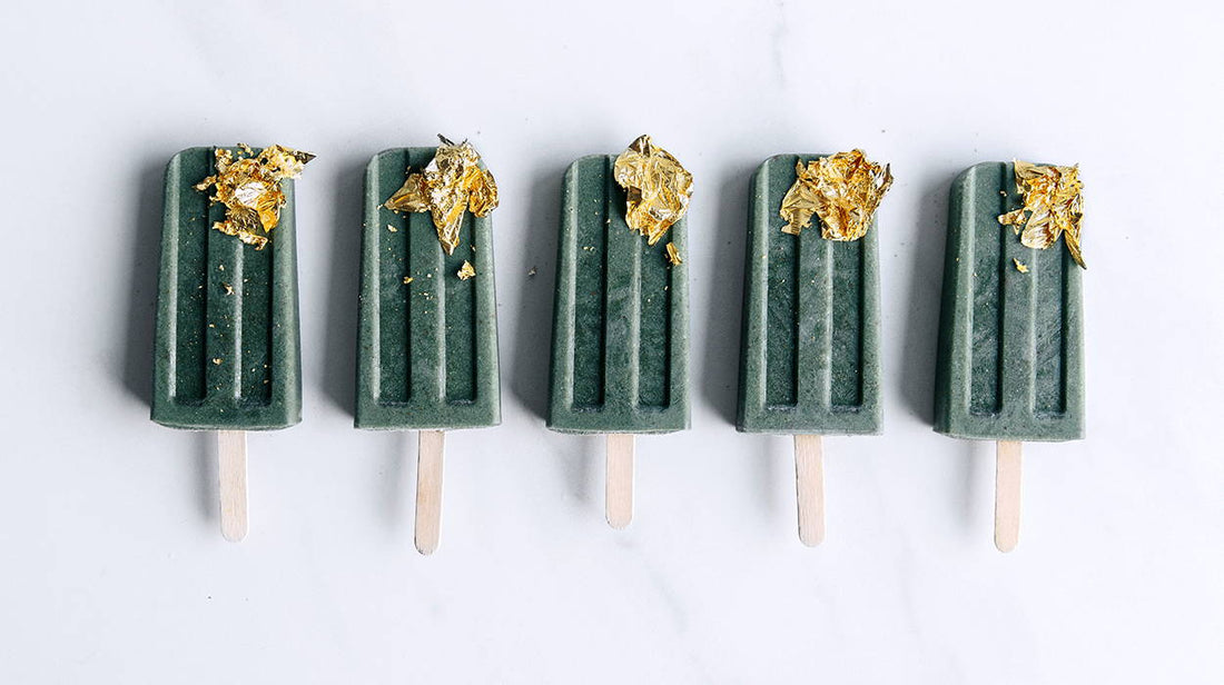 Super Green & Gold Popsicles