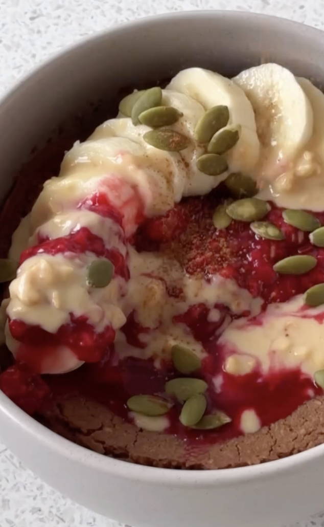 Baked chocolate oats