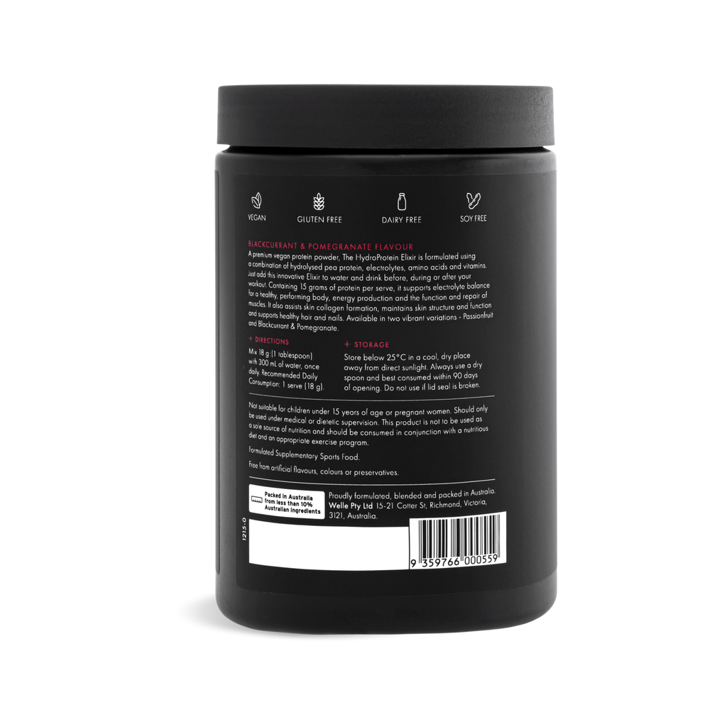 The HydroProtein Elixir