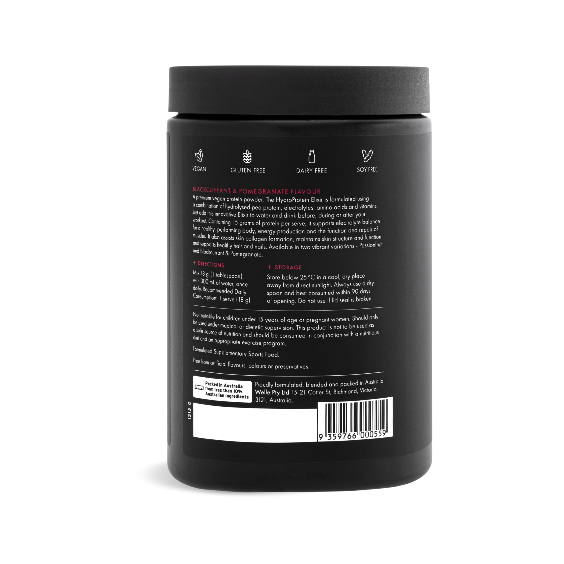 The HydroProtein Elixir